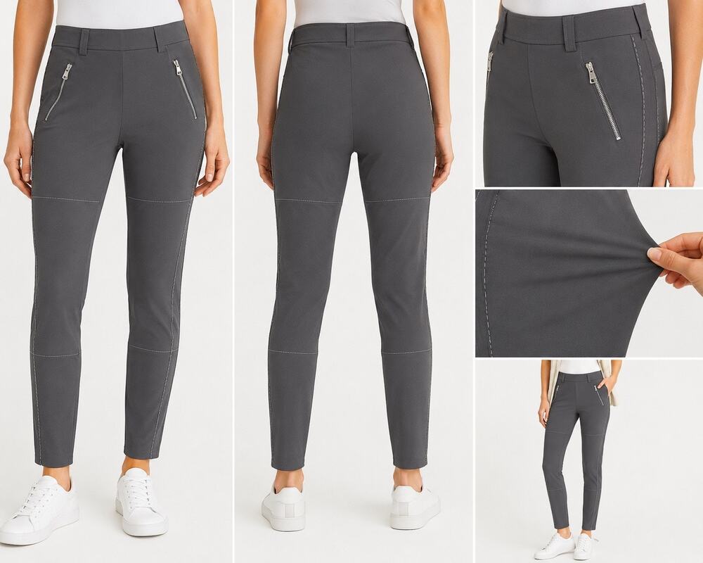 NWT Anatomie Marisa Grey Pants Size Small